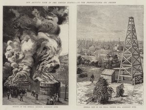 Le tour de notre artiste aux États-Unis, III, la région pétrolière de Pennsylvanie - William Bazett Murray